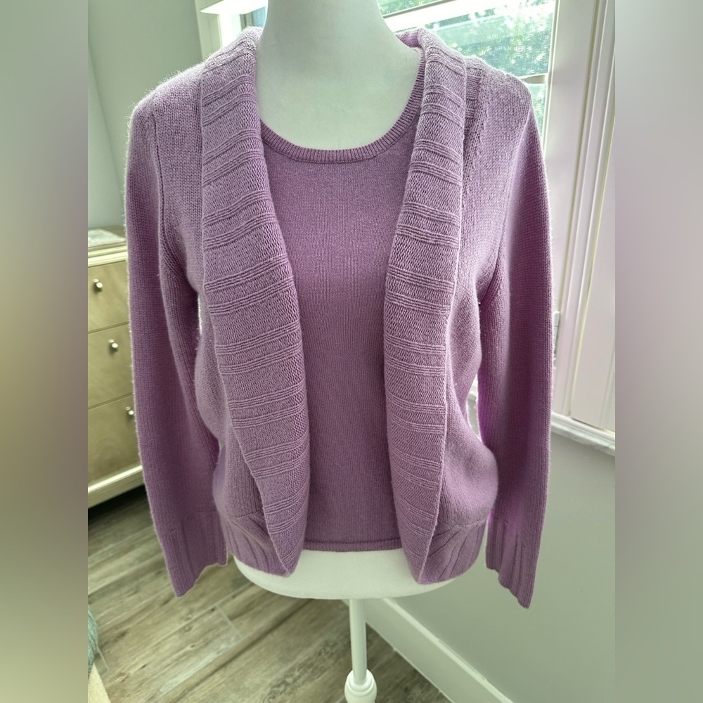 Jennifer Tyler knit couture,  Cashmere Set, Size S